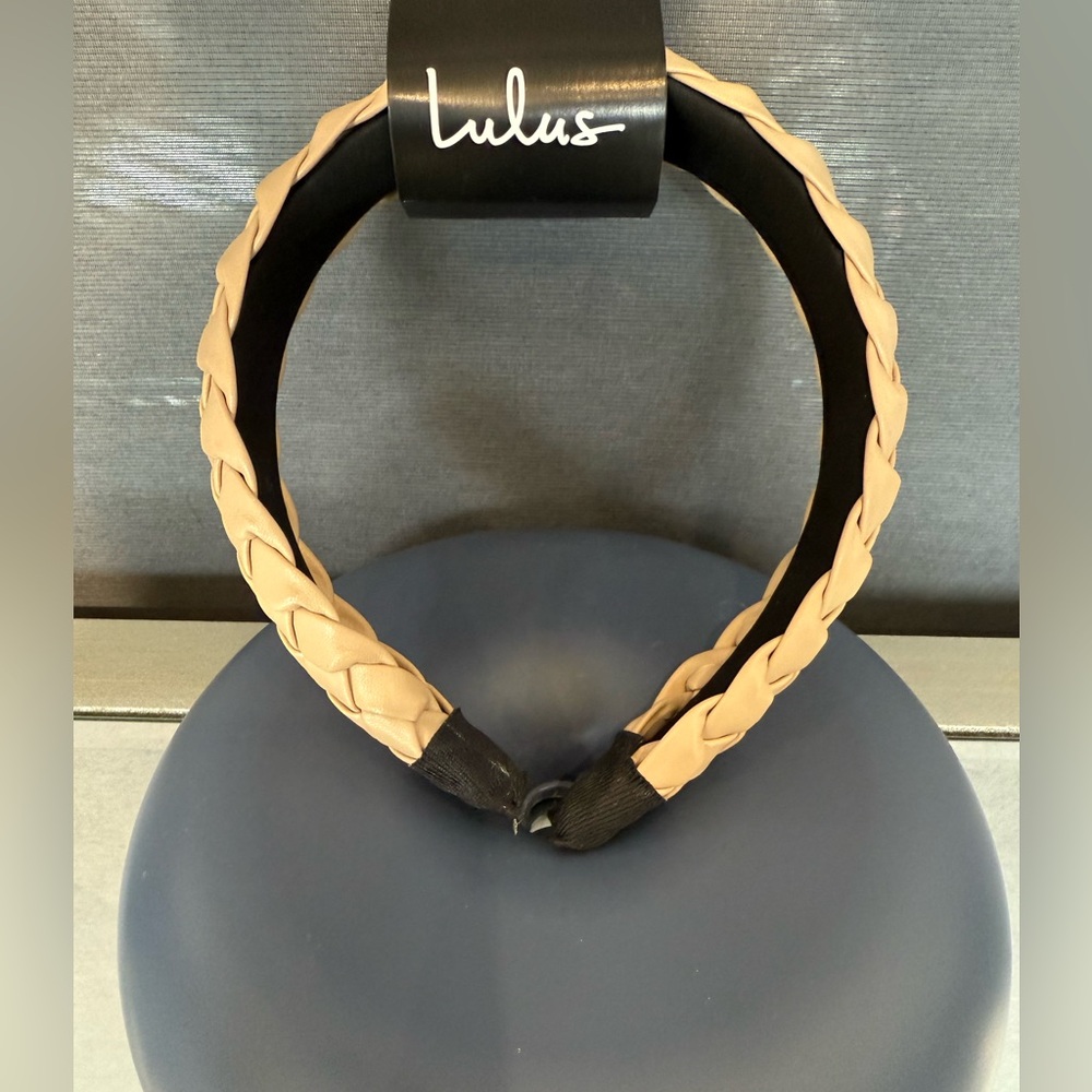 Lulu's Braided Beige Headband